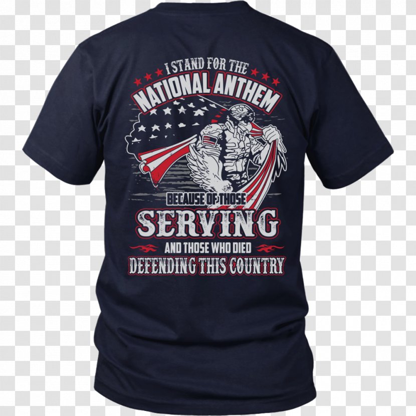 T-shirt Hoodie Sleeve Clothing - T Shirt - National Anthem Transparent PNG