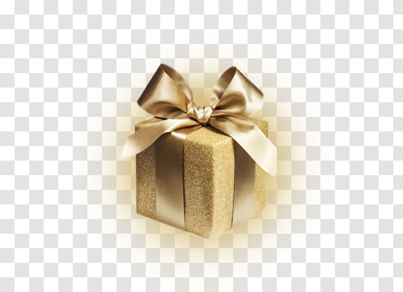 Gift Wrapping Gold Christmas Stock Photography - Box Transparent PNG