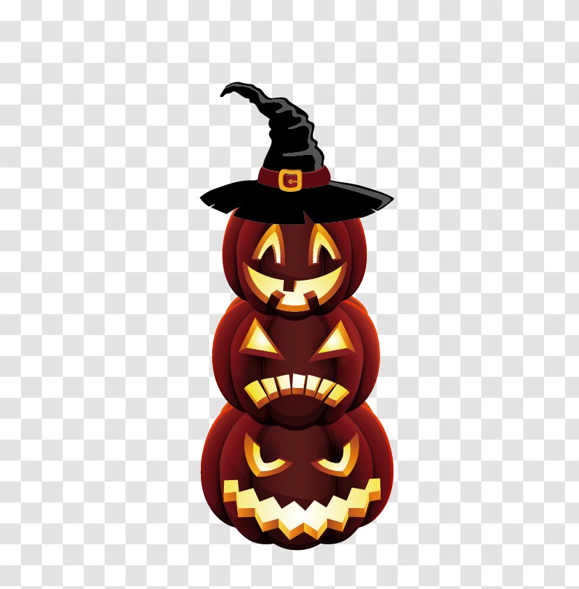 Jack Cabeza De Calabaza Halloween Pumpkin - Hat Transparent PNG