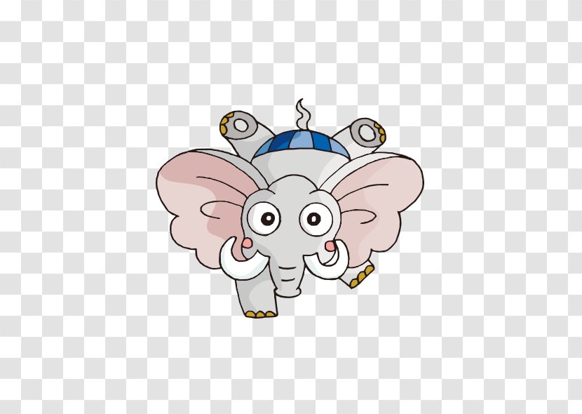 Elephant Cartoon Poster - Frame - Inverted Baby Transparent PNG