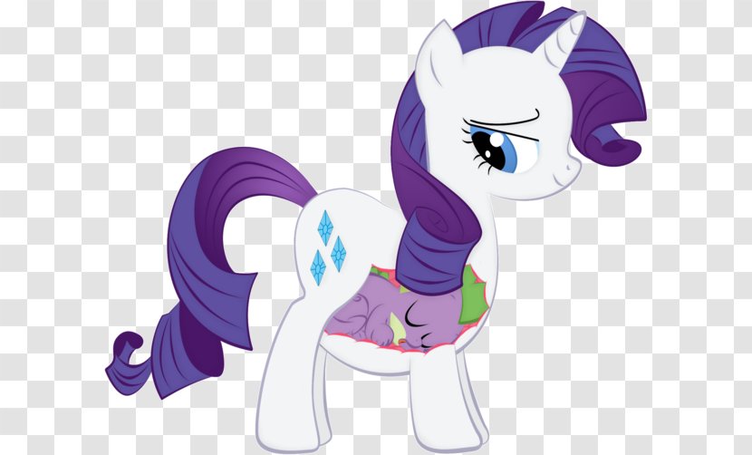 Pony Rarity Spike Horse Unicorn - Watercolor Transparent PNG