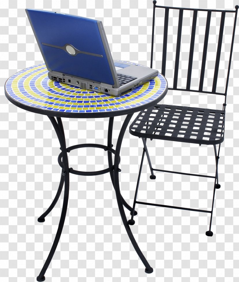 Table Chair Furniture Laptop Clip Art - Computer Transparent PNG