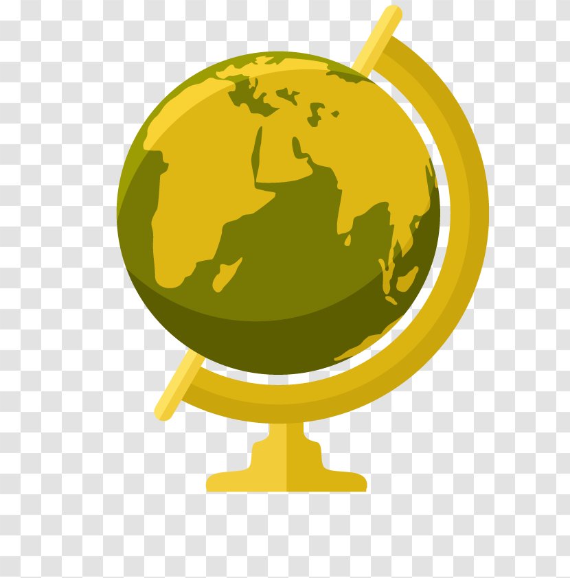 Earth Globe World - Grass - Vector Transparent PNG
