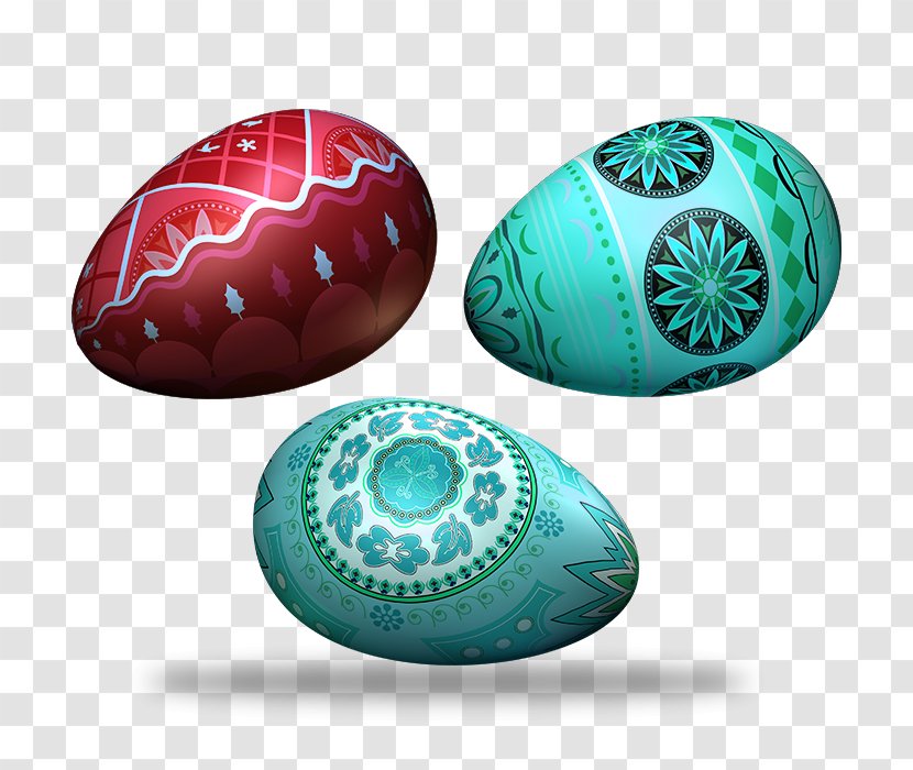 Easter Egg Clip Art - Magenta - Creative Christmas Red And Blue Eggs Transparent PNG