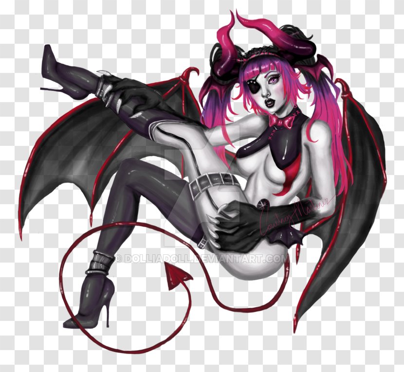 Demon Cartoon Desktop Wallpaper - Heart Transparent PNG