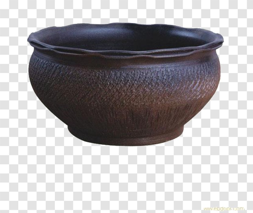 Fengbian Ceramic Flowerpot - Tableware - Pots Tread Edge Transparent PNG