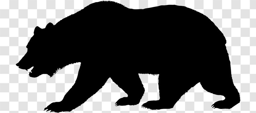 California Republic Flag Of Grizzly Bear - Mammal - Clip Art Transparent PNG