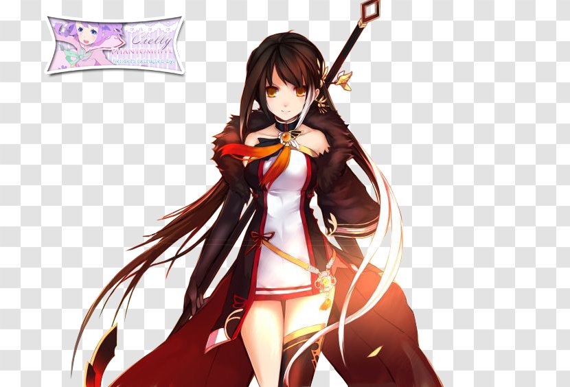 Elsword Desktop Wallpaper Elesis Art - Frame - Samurai Transparent PNG