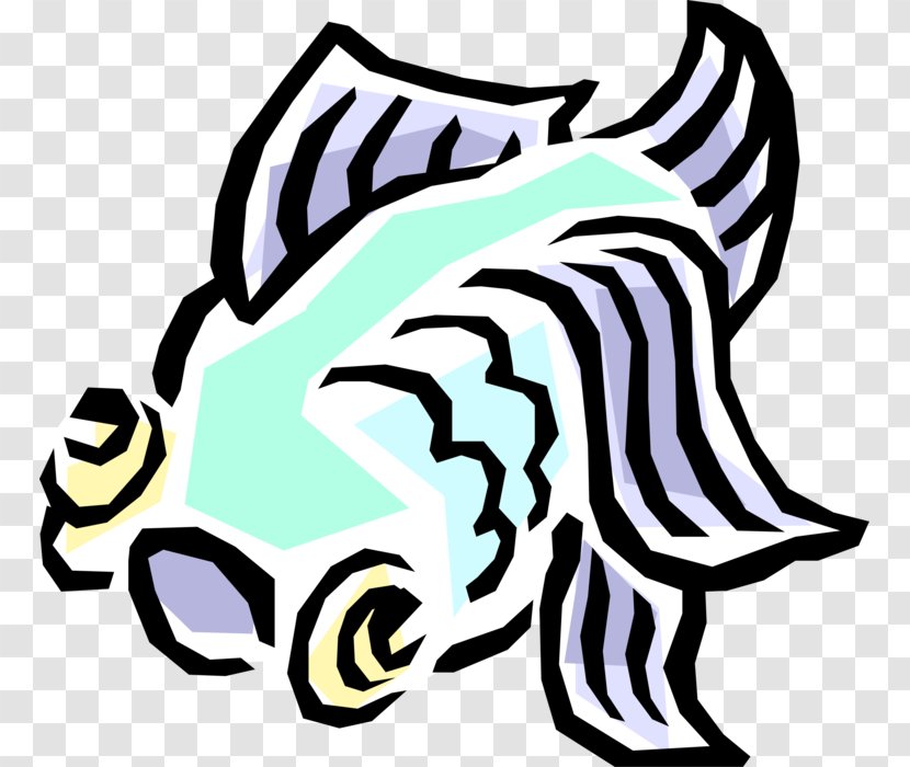 Clip Art Product Character Fauna Line - Fish - Bakugan Vector Transparent PNG