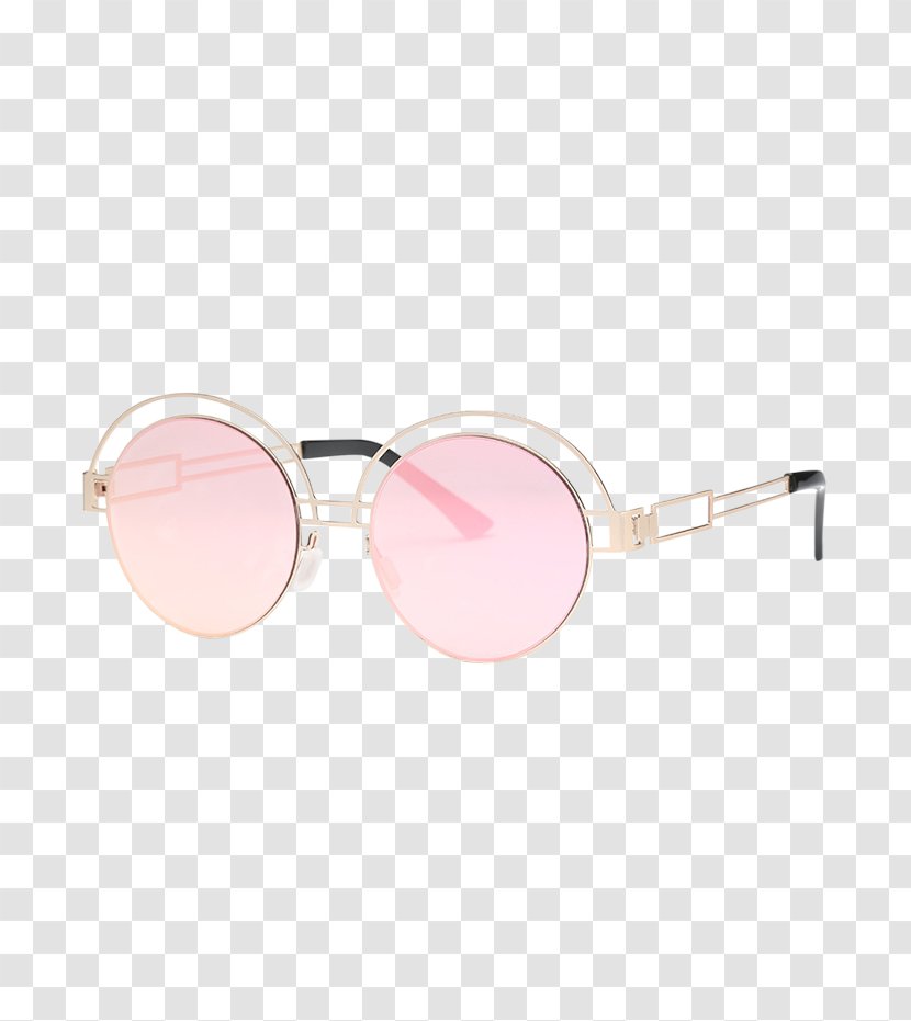 Sunglasses Goggles - Pink - Hollowing Out Transparent PNG