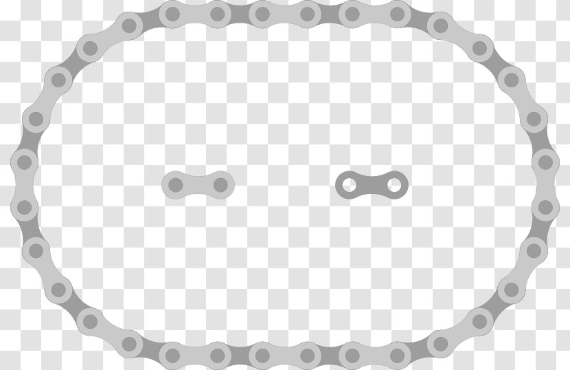 Bicycle Chains Roller Chain - Body Jewelry Transparent PNG