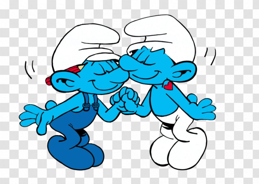 Hefty Smurf Smurfette Handy Vanity The Smurfs - Artwork - Area Transparent PNG