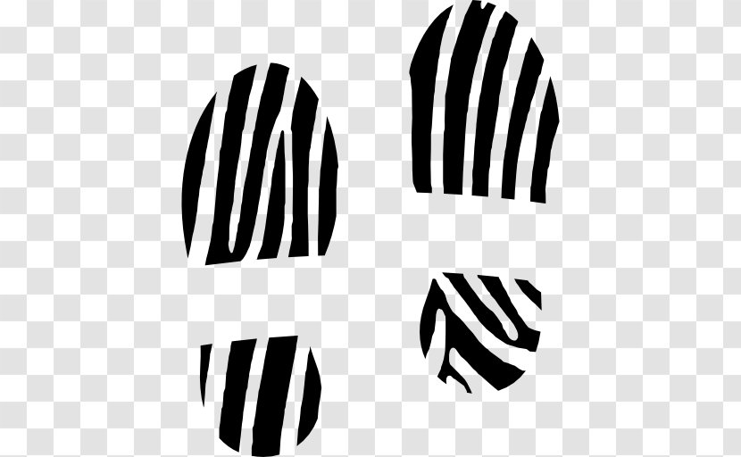 Shoe Size Footprint Boot - Zebra - Human Transparent PNG