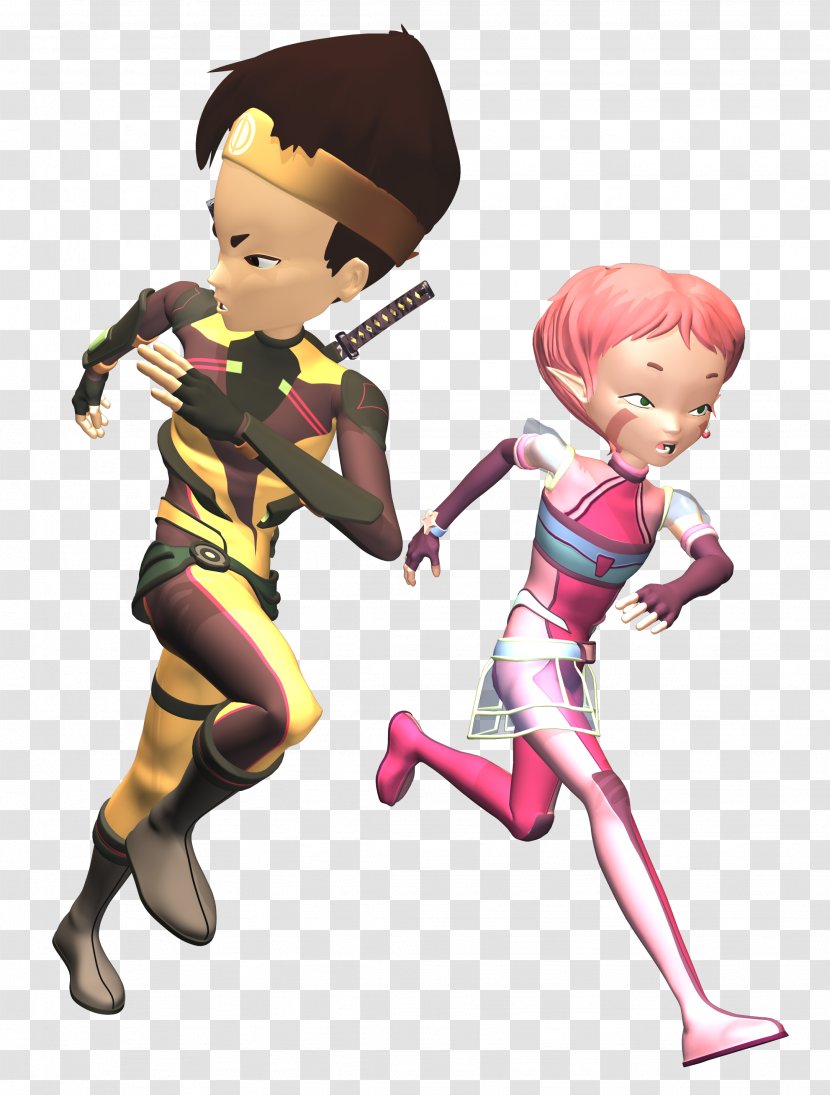 Aelita Schaeffer Jeremie Belpois Yumi Ishiyama Saison 3 De Code Lyoko - Evolution Transparent PNG