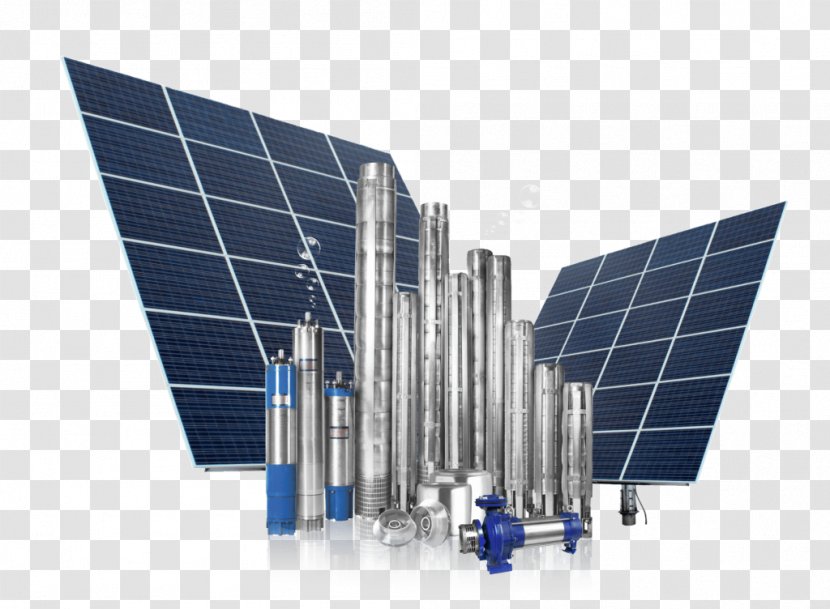 Submersible Pump Solar-powered Solar Energy Panels - Street Light - Photovoltaic Panel Transparent PNG