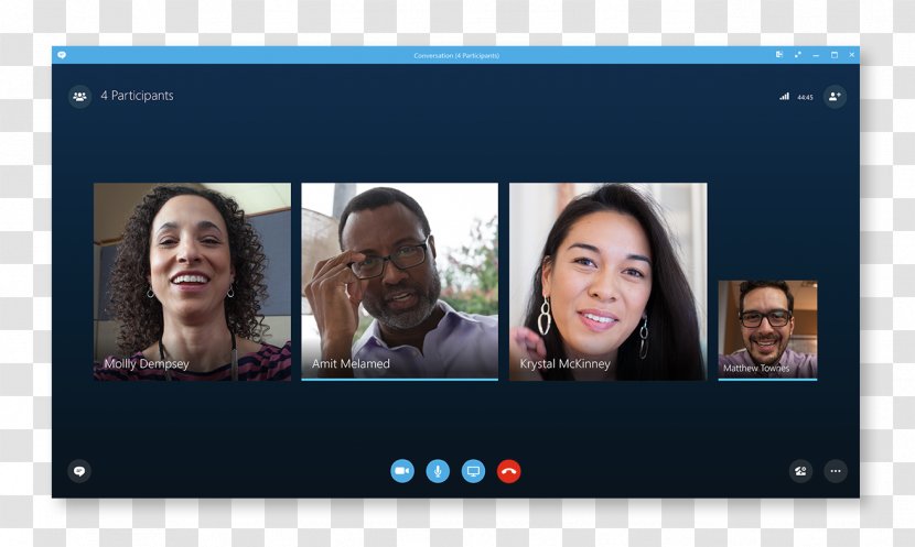 Skype For Business Server Conference Call Web Conferencing - Videotelephony Transparent PNG