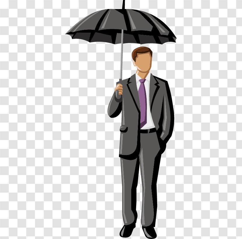 Umbrella Illustration - Scalable Vector Graphics - Creative Business People Transparent PNG