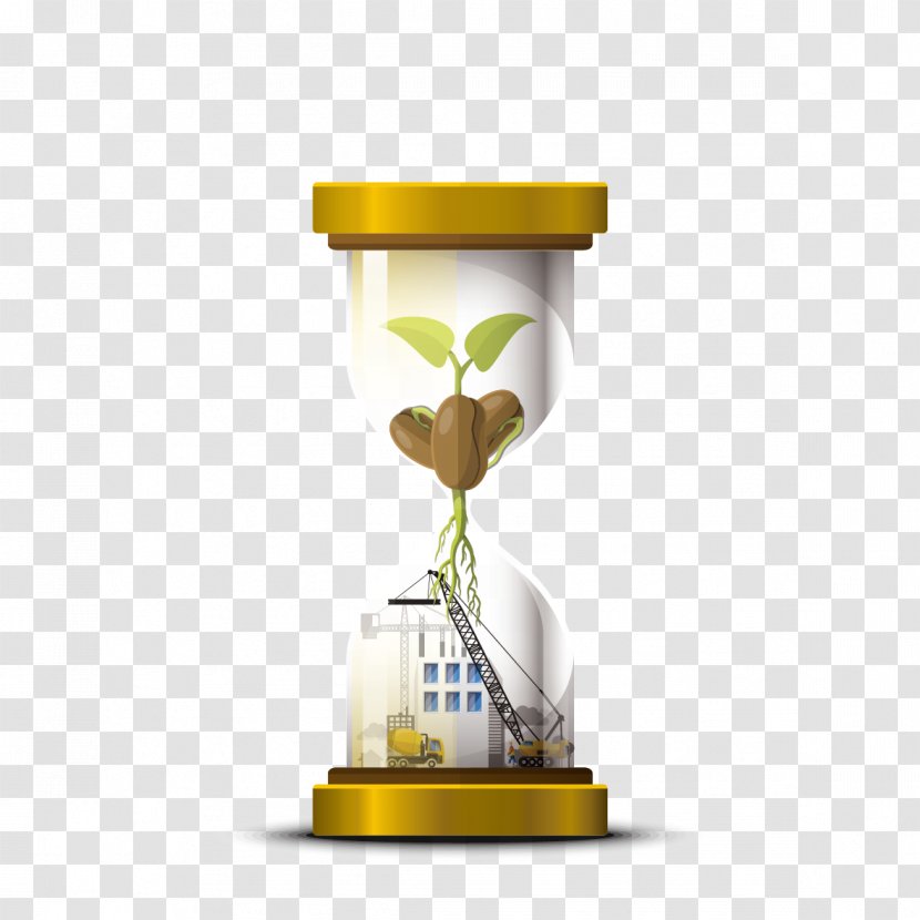 Infographic Illustration - Hourglass - Construction And Transparent PNG