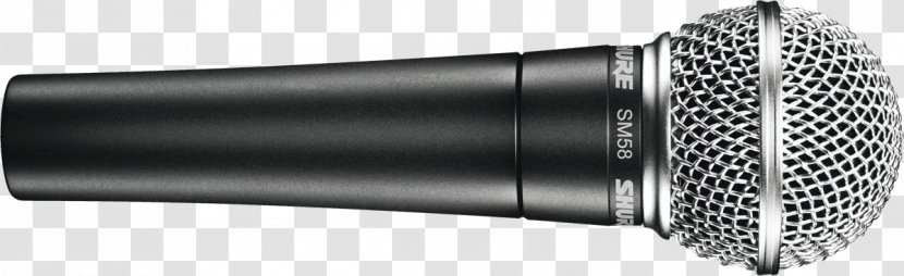Microphone Shure SM58 SM57 Dinamični Mikrofon - Silhouette Transparent PNG