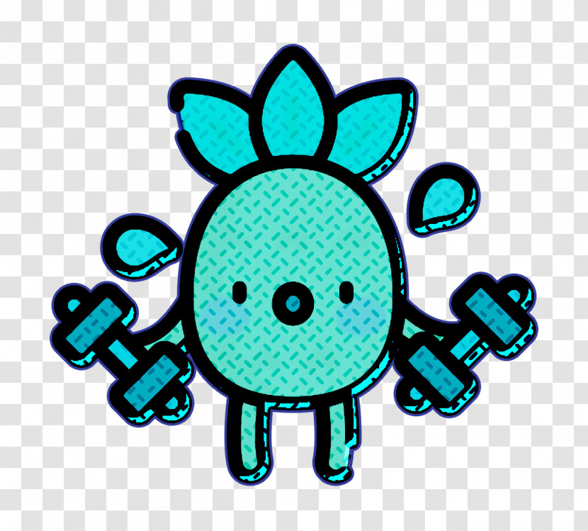 Sports And Competition Icon Pineapple Character Icon Exercise Icon Transparent PNG