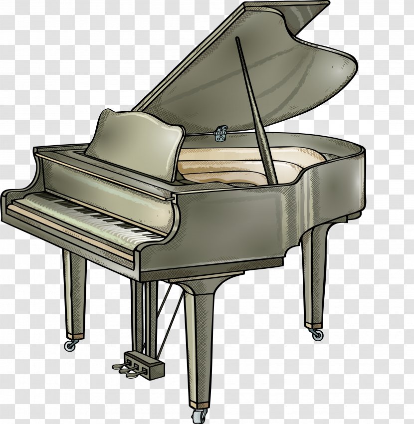 Grand Piano Musical Instruments Upright - Tree Transparent PNG