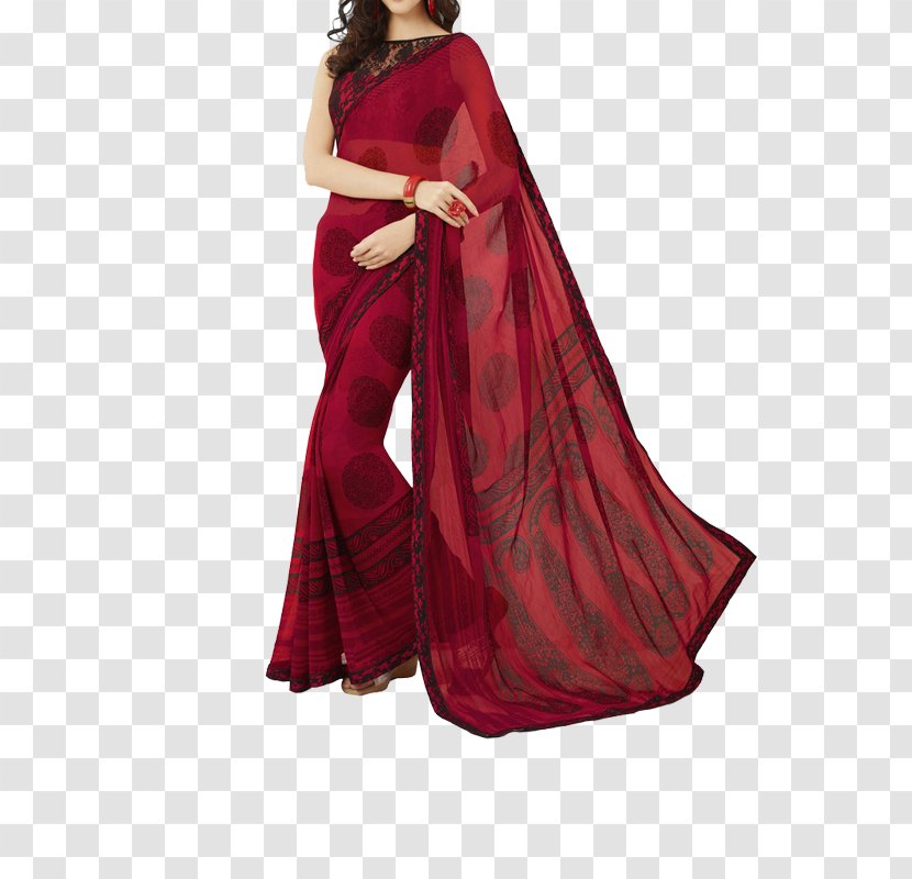 Gown Shoulder Dress Satin Maroon - Joint Transparent PNG