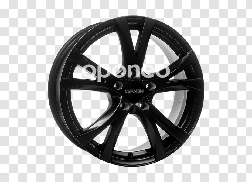 Alloy Wheel Car Rim Fisker Karma - Black Transparent PNG