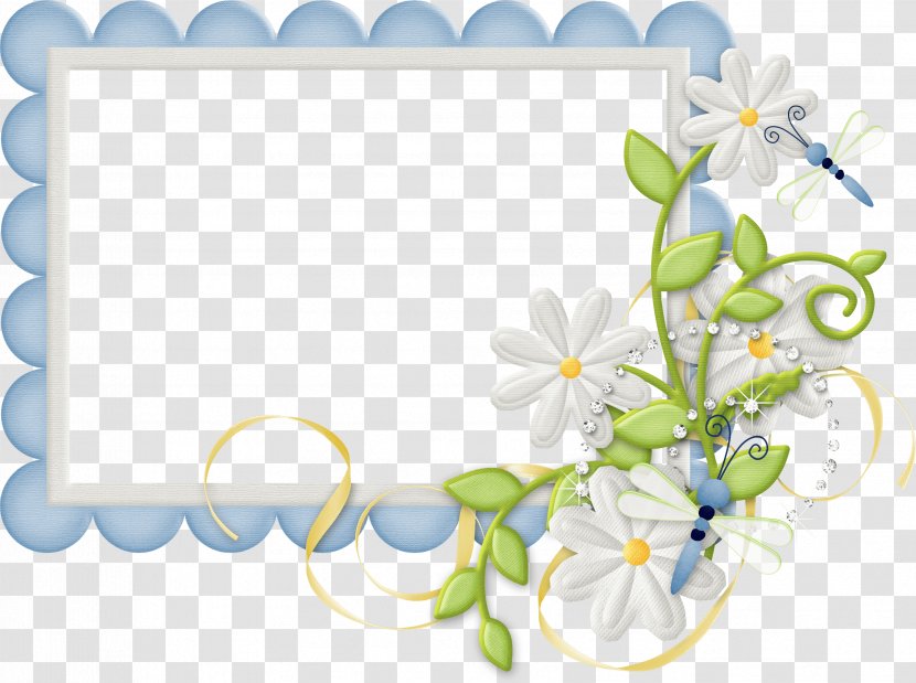 Picture Frames Decorative Arts - Flower - Cute Frame Transparent PNG