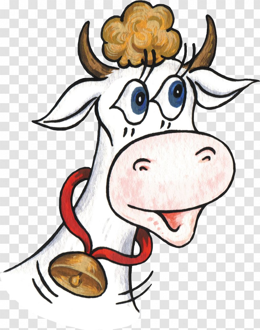Cattle Anecdote Child Drawing Clip Art - Head - Clarabelle Cow Transparent PNG
