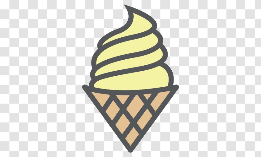 Soft Serve Ice Cream Matcha Chocolate - Yellow Transparent PNG