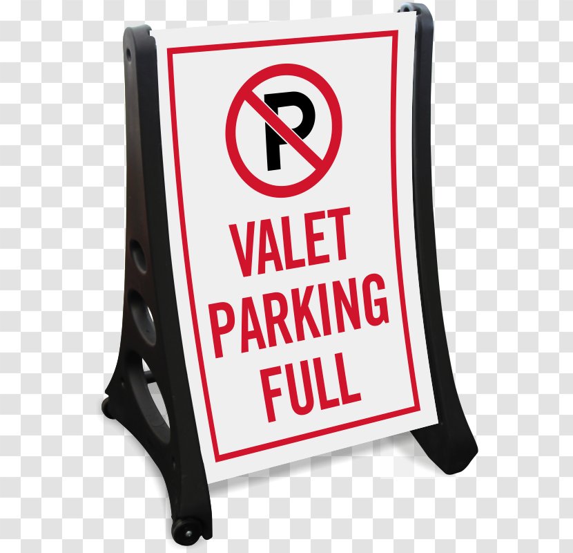 Valet Parking Wet Floor Sign Sidewalk - Banner Transparent PNG