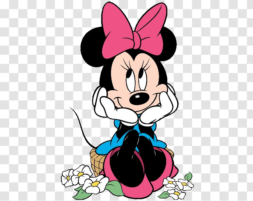 Minnie Mouse Mickey Goofy Clip Art Daisy Duck - Silhouette Transparent PNG