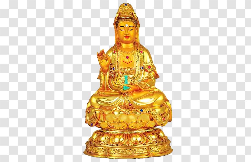 Golden Buddha Daibutsu Guanyin Buddharupa Bodhisattva - Figurine Transparent PNG