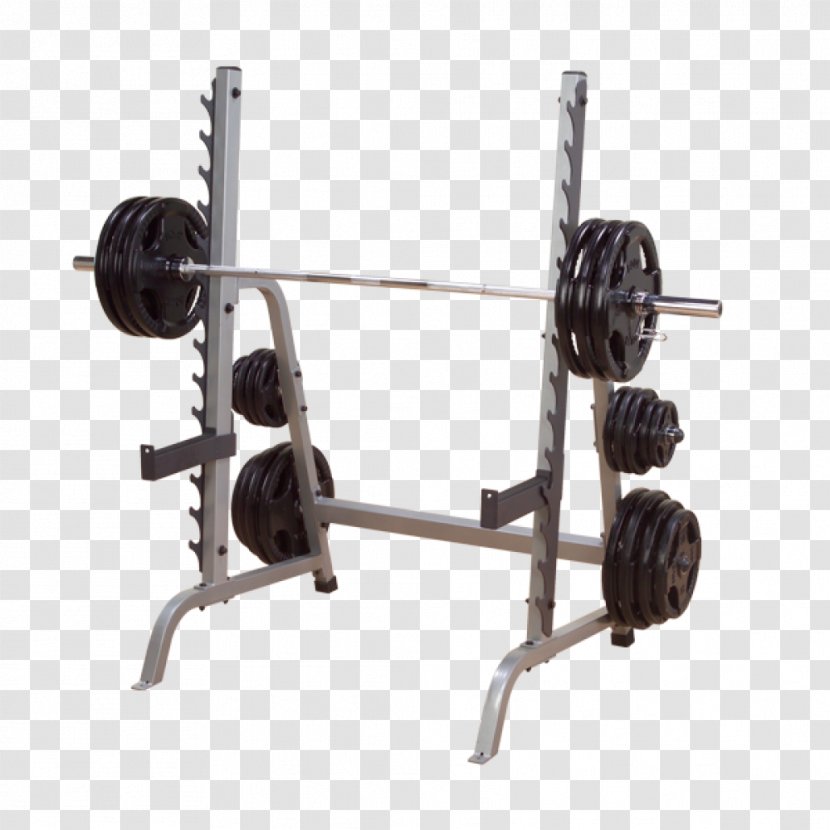 Power Rack Squat Bench Exercise Equipment Weight Training - Human Body - Barbell Transparent PNG