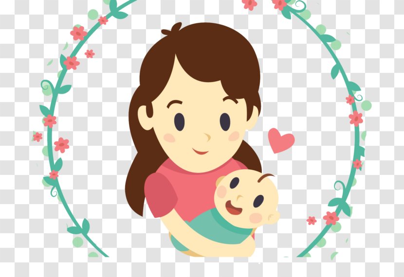 Mother Child Infant Clip Art - Cartoon Transparent PNG