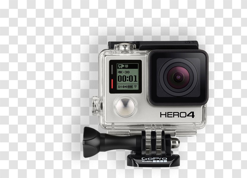 GoPro HERO4 Black Edition Silver Action Camera HERO5 Transparent PNG