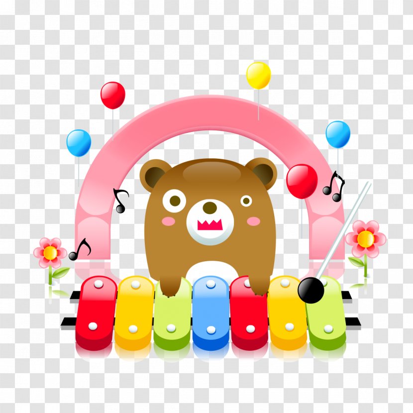 Clip Art - Information - Cubs Play The Piano Transparent PNG