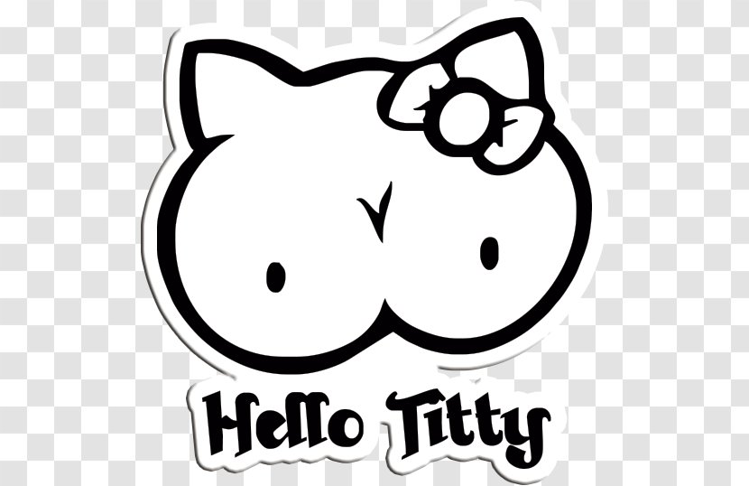 Sticker Autocollant - Tree - Hello TittiesStickers Autocollants, Jdm ... Snout Clip Art CarHello Kitty Frame Transparent PNG