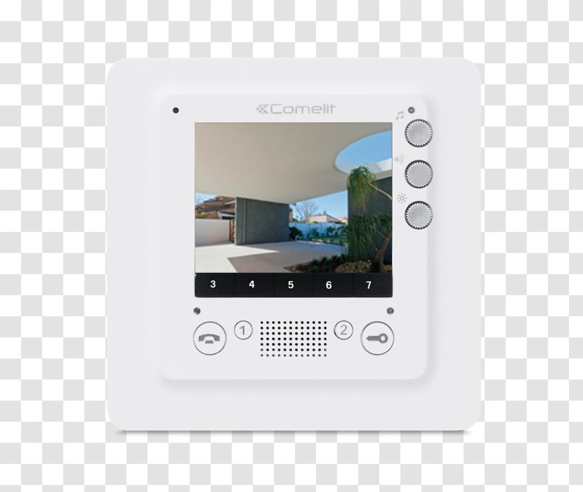 Intercom Video Door-phone System Comelit Group Spa Door Phone - Apartment Transparent PNG