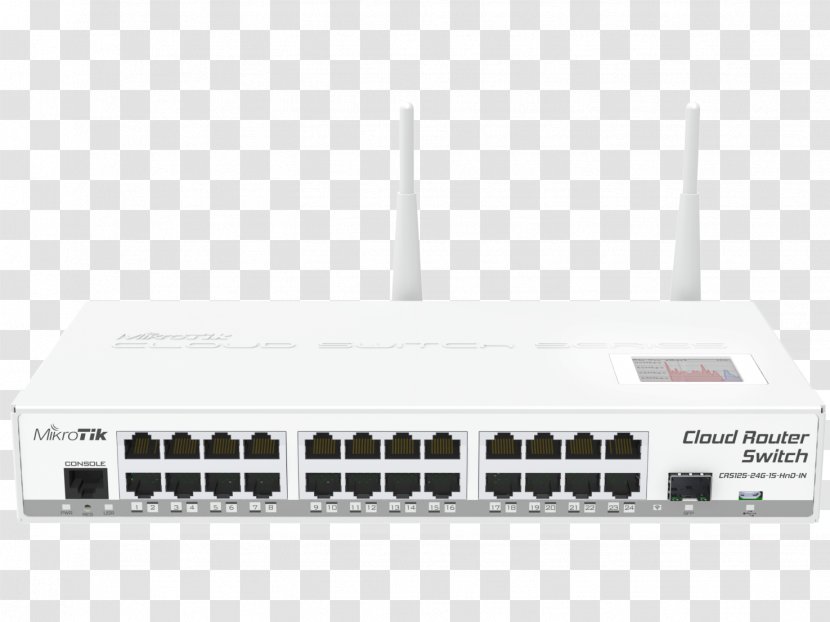Network Switch Mikrotik CRS Gigabit Ethernet Router - Wireless - Hub Transparent PNG