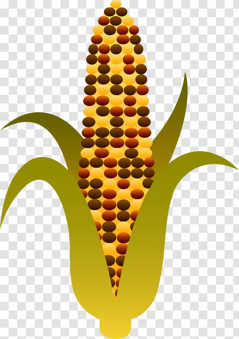 Candy Corn On The Cob Maize Sweet Clip Art - Fall Cliparts Transparent PNG