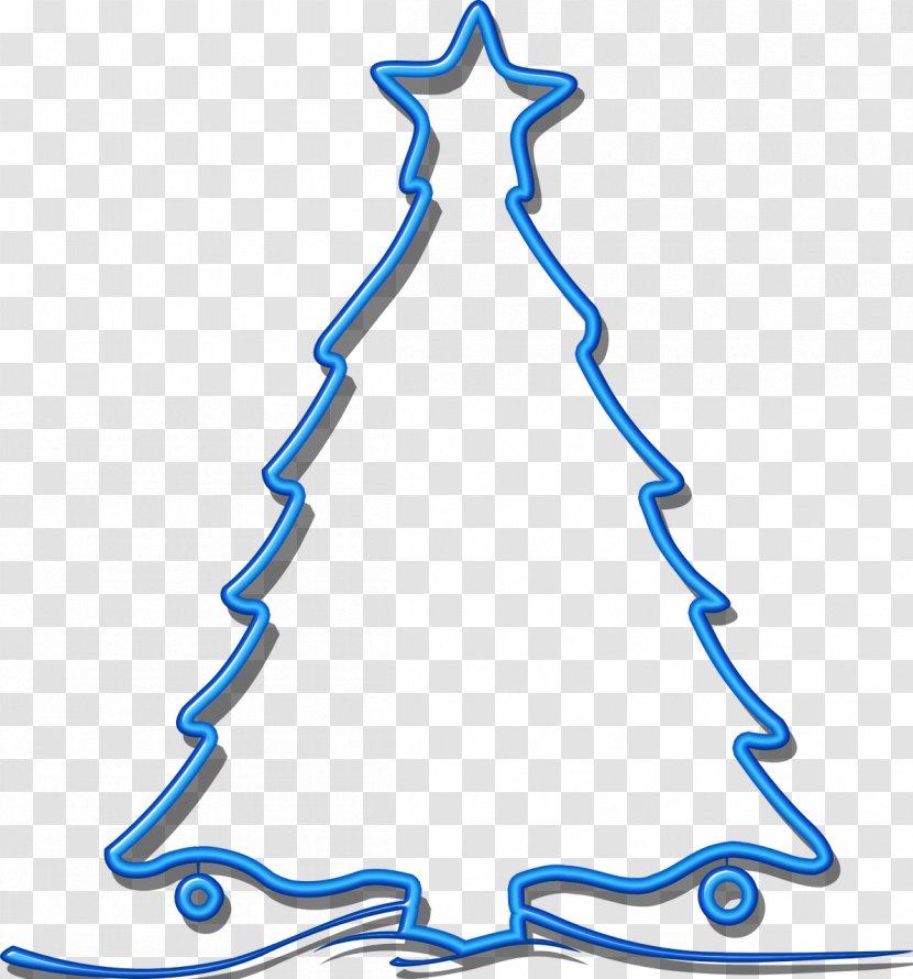 Santa Claus Christmas Tree Holiday A Carol - Electric Blue Transparent PNG