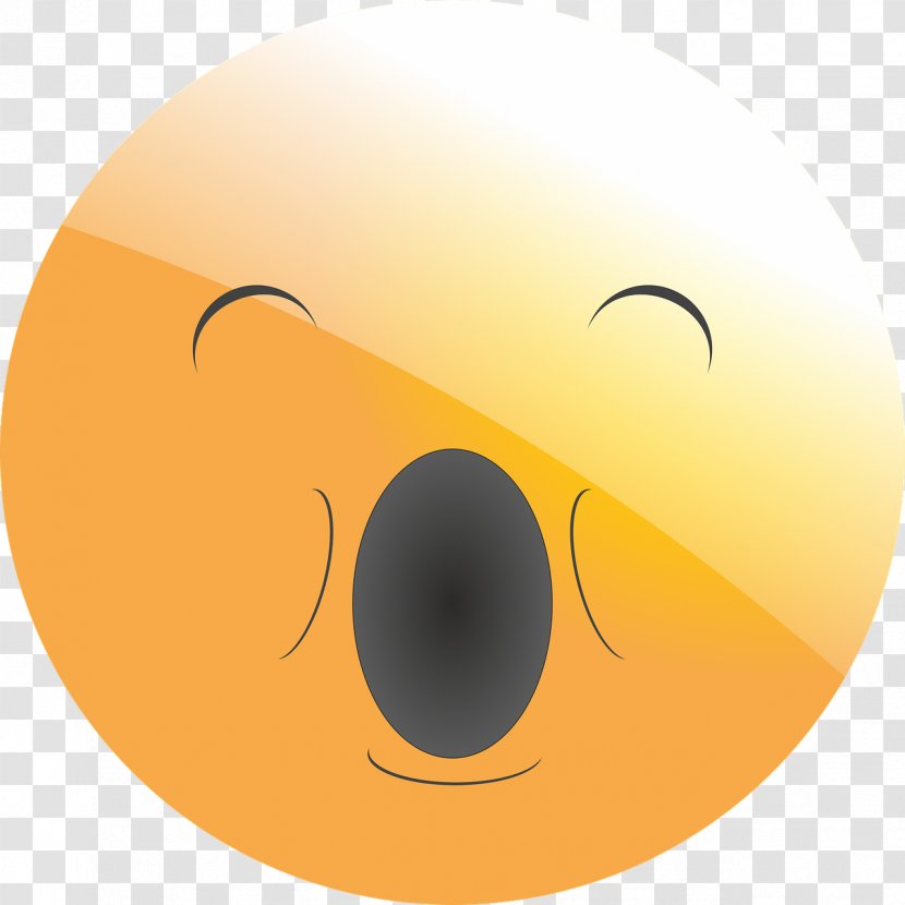 Emoticon Smiley Yawn Feeling Tired Clip Art - Animaatio Transparent PNG