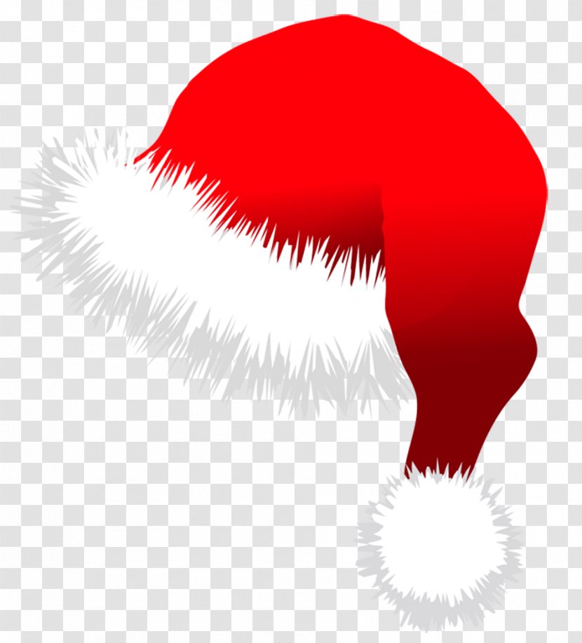 Santa Claus Hat Suit Christmas Clip Art - Silhouette - Cilpart Transparent PNG