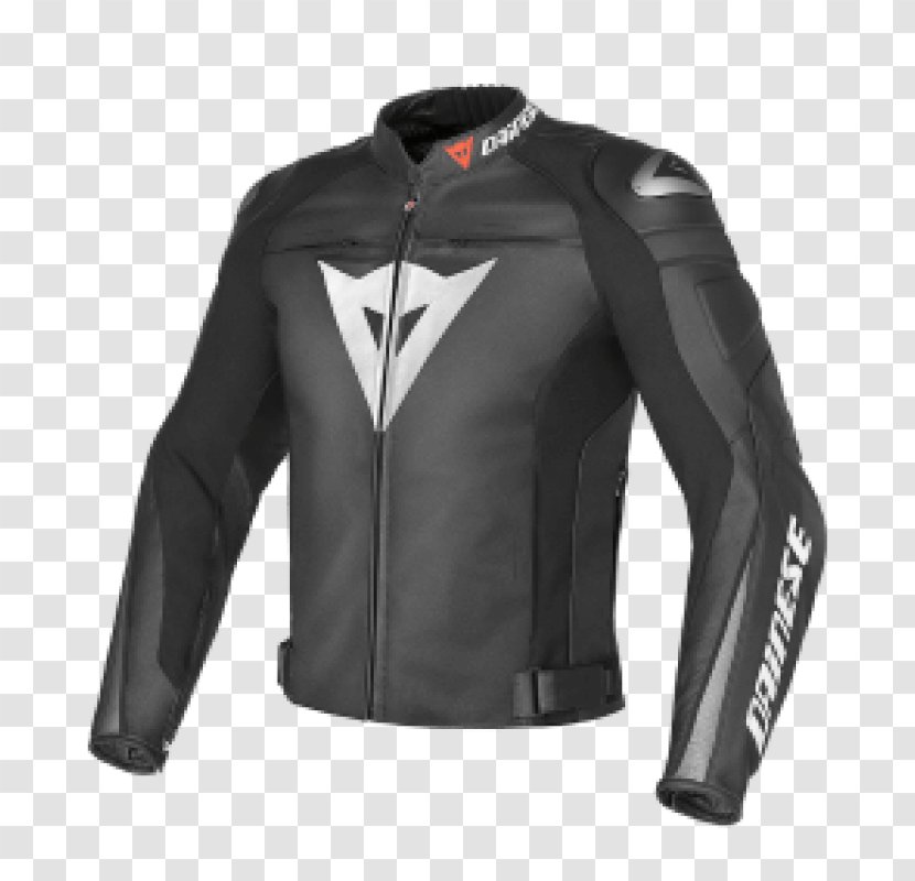 Leather Jacket Motorcycle Dainese - Clothing Transparent PNG