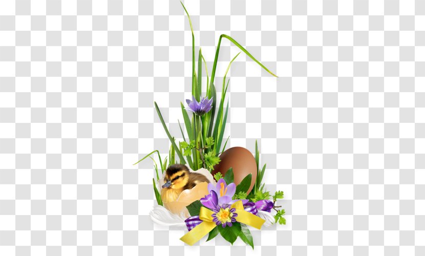 Floral Design Easter Egg Flower - Purple Transparent PNG
