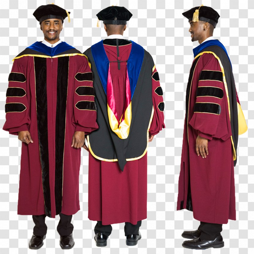 Robe University Of Minnesota California, Berkeley Doctor Philosophy Graduation Ceremony - Regalia Transparent PNG