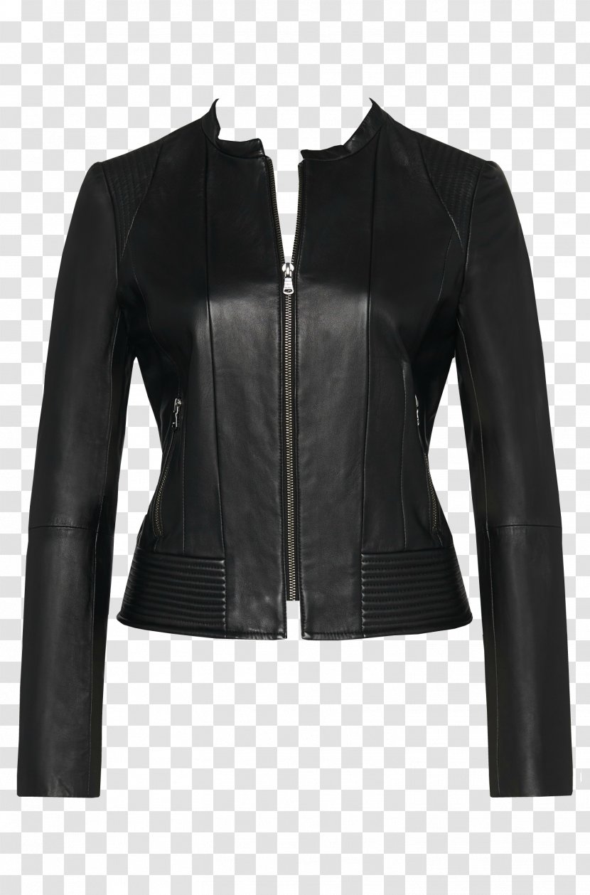 Hoodie Leather Jacket Clothing Dress Transparent PNG