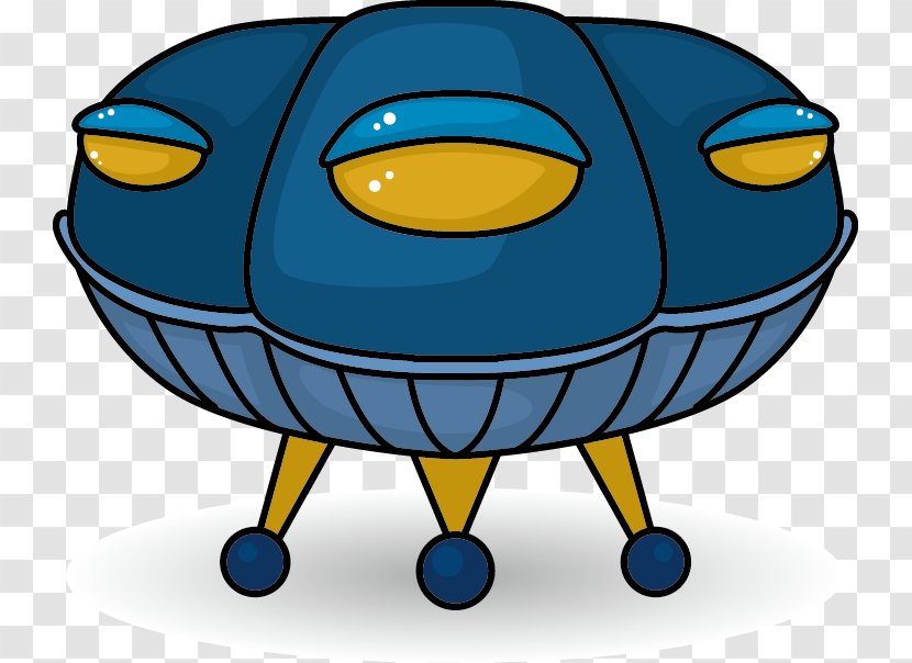 Unidentified Flying Object Cartoon Illustration - UFO Transparent PNG