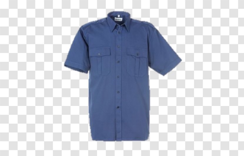 T-shirt Dress Shirt Sleeve Polo - Electric Blue Transparent PNG